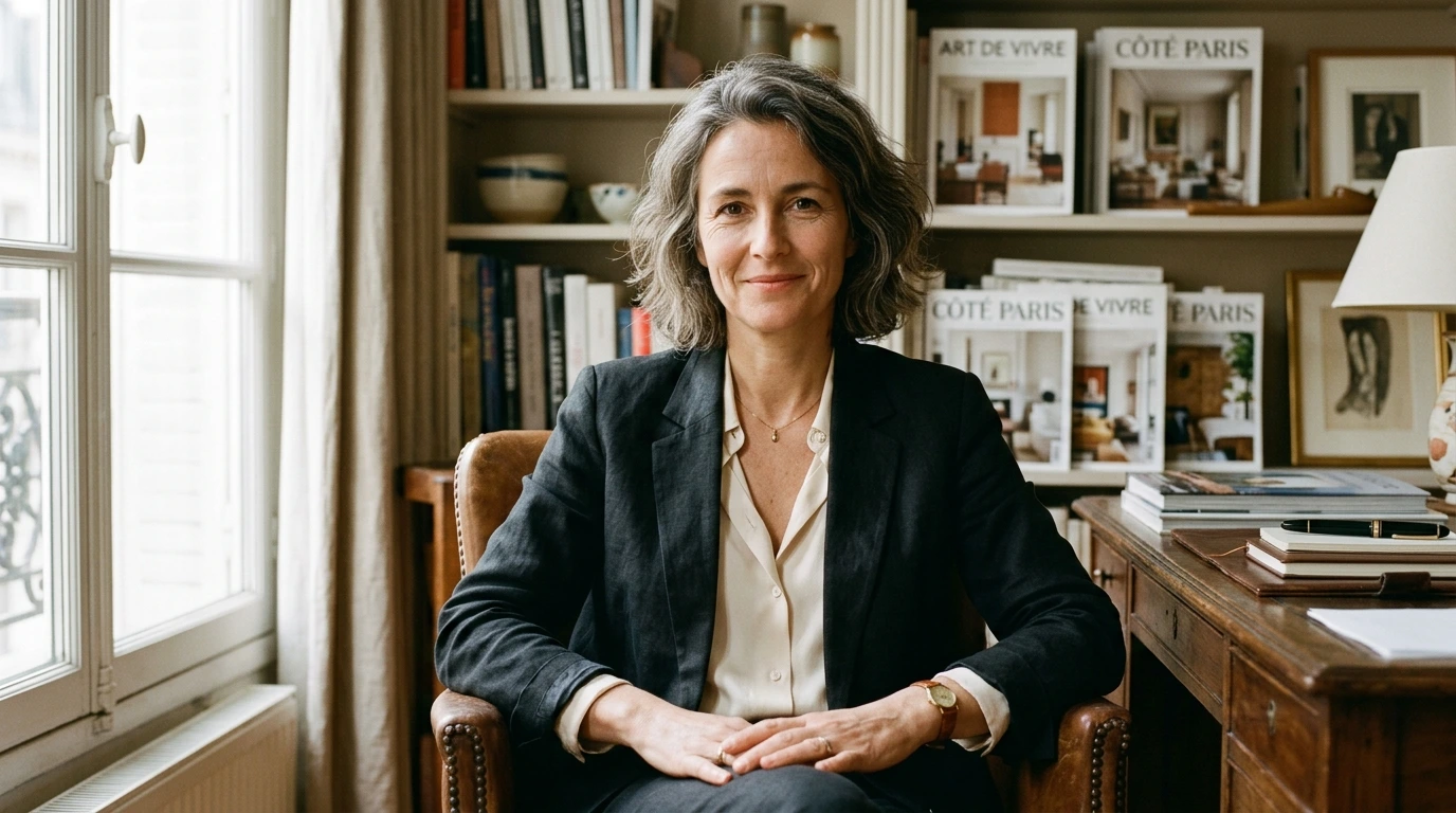 Portrait d'Hortense Vasseur, curatrice-en-chef du 150