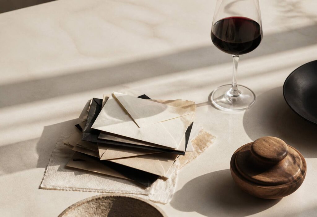 Sélection éditoriale de lettres vins et objets durables
