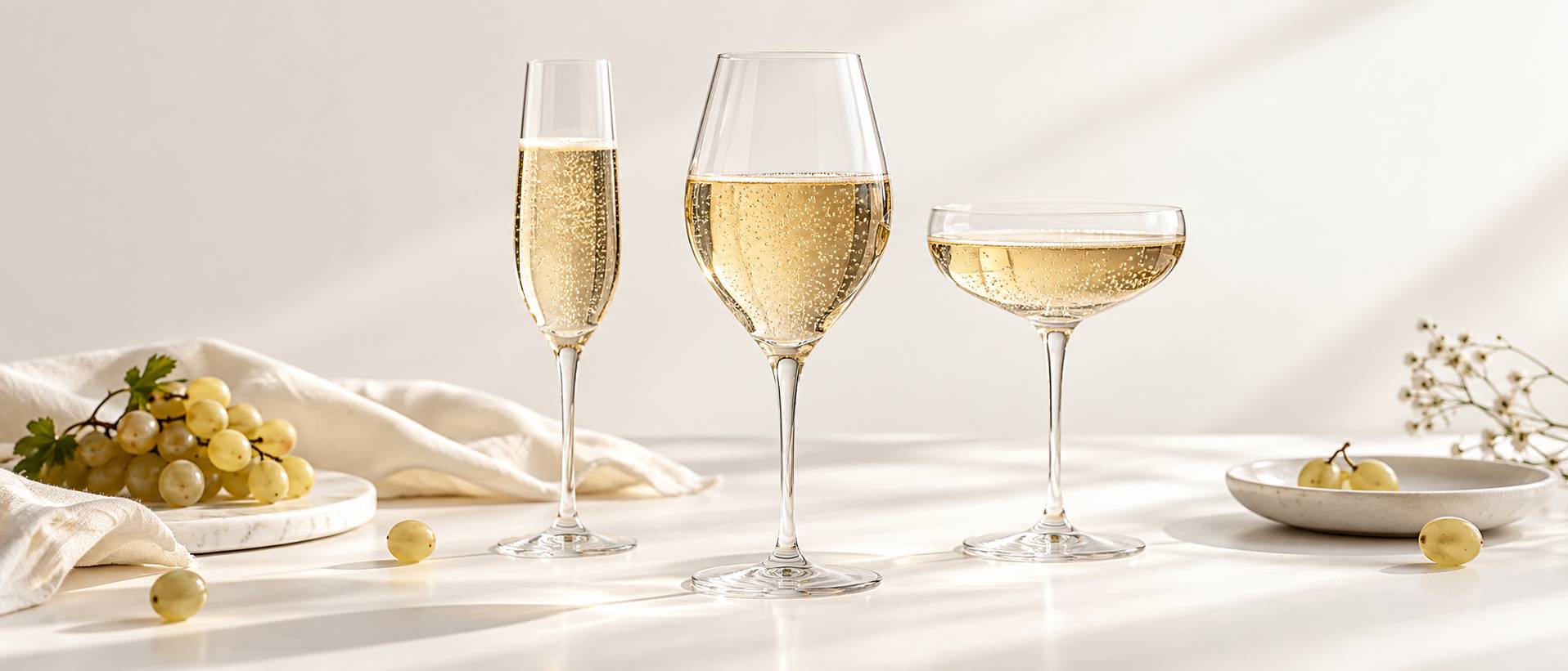 Illustration éditoriale du sujet : Quelle coupe de verre sublime l'éclat du champagne ?