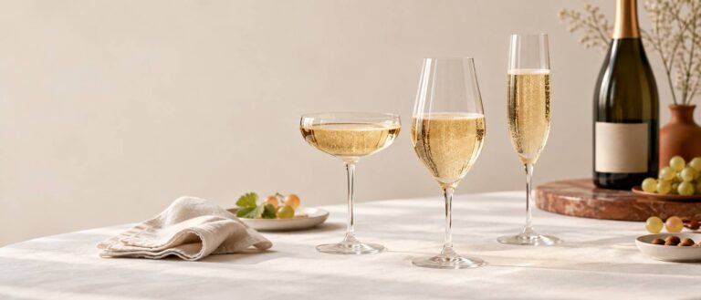Quelle coupe de verre sublime l&rsquo;éclat du champagne ?